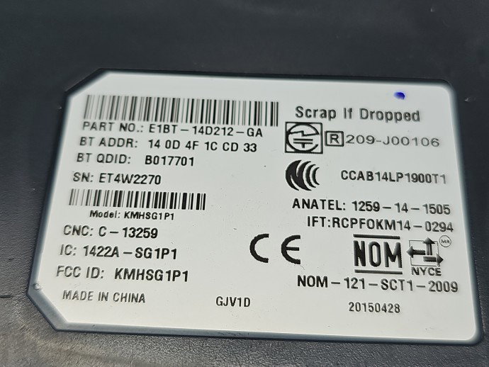 Modul confort Ford Ecosport E1BT-14D212-GA