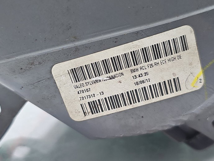 Stop aripa dreapta Bmw X3 F25 7217312-13