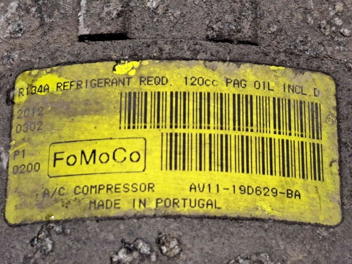 Compresor clima Ford Focus 3 (CB8) [Fabr 2011-2015] AV11-19D629-BA 1.6 T1DA 85KW / 115CP  