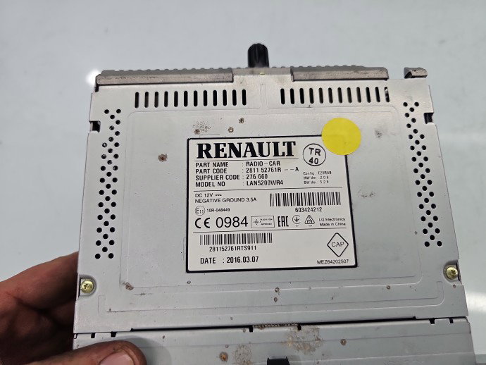 Radio CD Dacia Dokker [Fabr 2012-prezent] 281152761R
