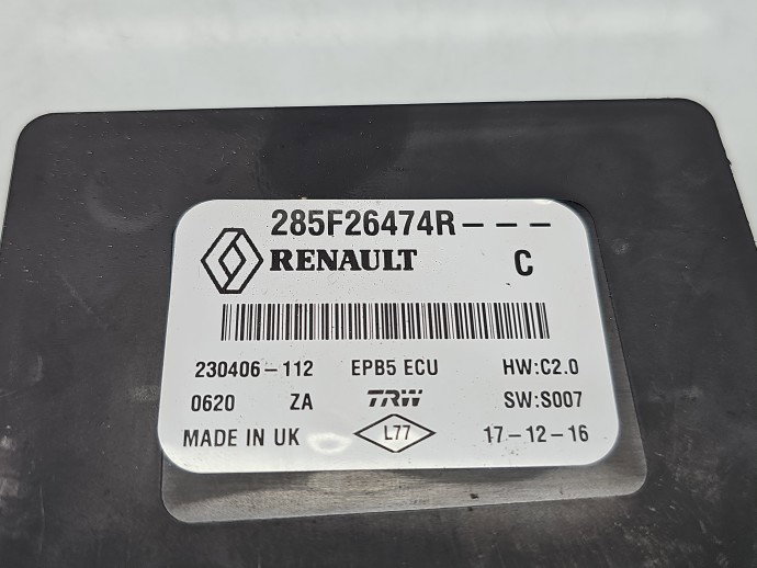 Calculator frana de mana Renault Megane 4 285F26474R 1.6 dCi R9M409 96KW / 131CP