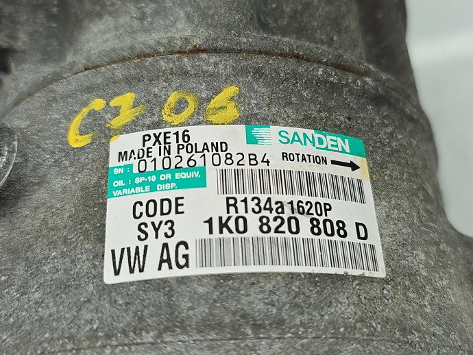 Compresor clima Seat Alhambra (710) [Fabr 2010-prezent] 1K0820808D 2.0 TDI CFFB 103KW / 140CP