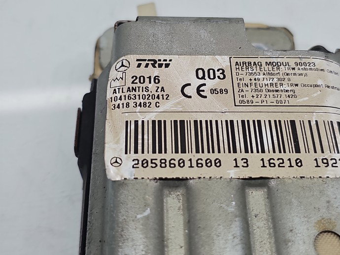 Airbag genunchi Mercedes C220 w205 2058601600