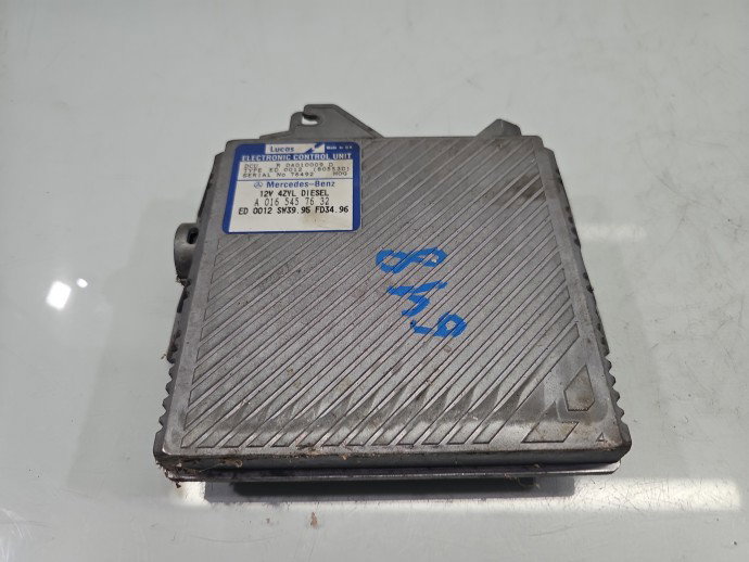 Calculator motor ECU Mercedes Clasa C (W202) [Fabr 1993-2000] A0165457632 2.2 02014861 70KW / 95CP