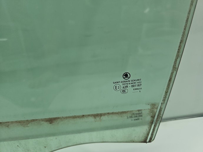 Geam usa stanga fata Skoda Fabia NJ5 OEM