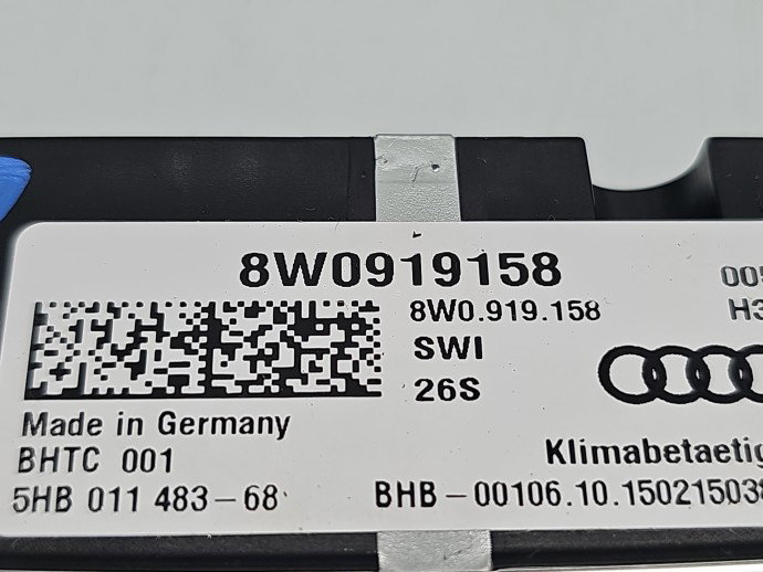 Panou comanda clima spate AUDI A4 (8W2, B9) [Fabr 2015-2023] 8W0919158