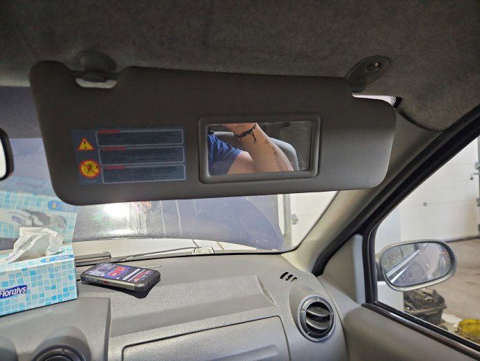 Parasolar dreapta Dacia Logan (LS) [Fabr 2004-2012] OEM
