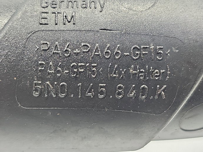 Tub intercooler Volkswagen Passat B7 (362) [Fabr 2010-2014] 5N0145840K 2.0 TDI CFFB 103KW / 140CP