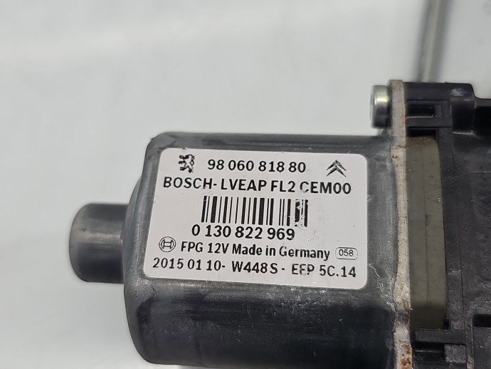 Macara electrica geam stanga fata PEUGEOT 2008 9806081880