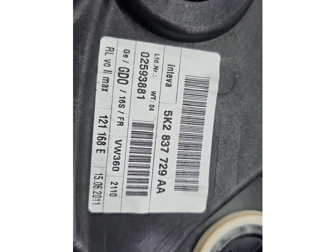 Macara electrica geam stanga fata VW Golf 5k1 5K2837729AA