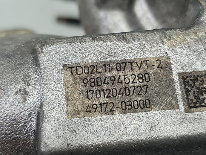 Turbina Citroen C4 Cactus [Fabr 2014-2017] 9804945280 1.6 HDI BHY 73KW / 99CP