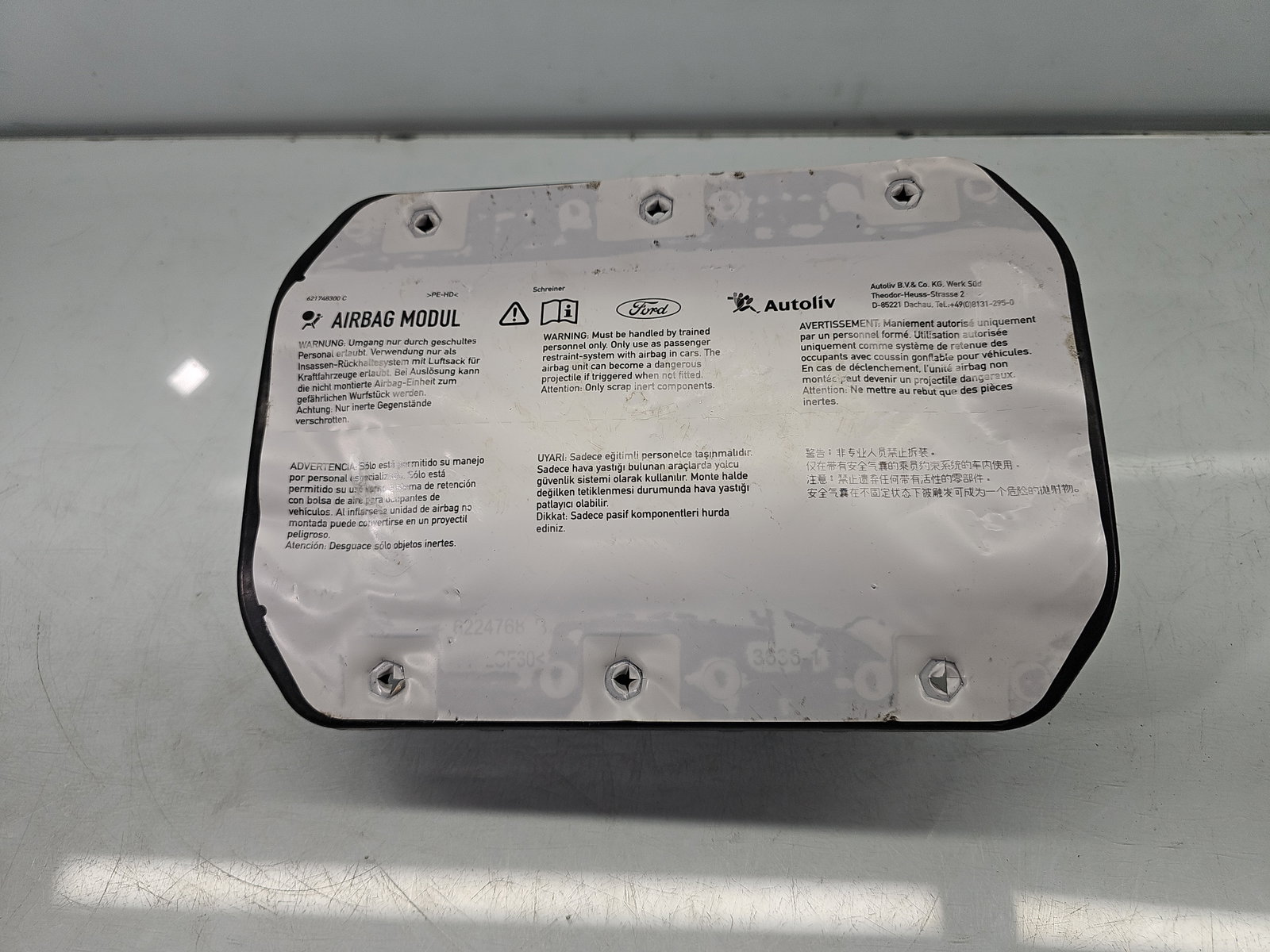 Airbag pasager Ford Focus 3 [Fabr 2010-2018] BM51-A044A74-EC