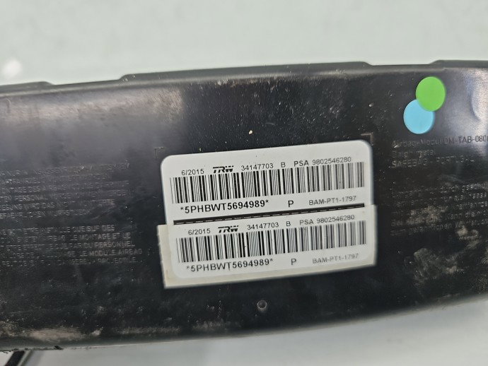 Airbag lateral dreapta PEUGEOT 2008 [Fabr 2013-prezent] 9802546280