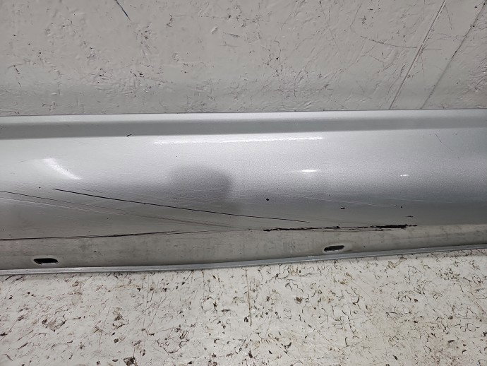 Prag lateral stanga Mercedes Clasa C (W204) [Fabr 2007-2014] Sedan AMG 775 Argintiu Iridium