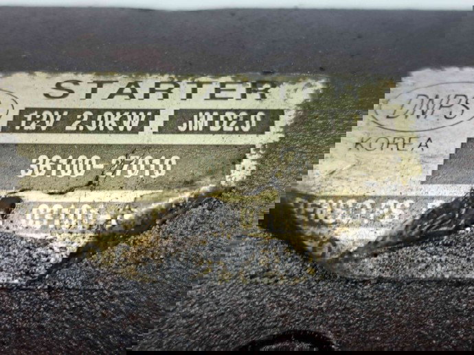  Electromotor 9 dinti Hyundai Santa Fe 2 (CM) [Fabr 2005-2012] 36100-27010 2.2 TCI D4EB   