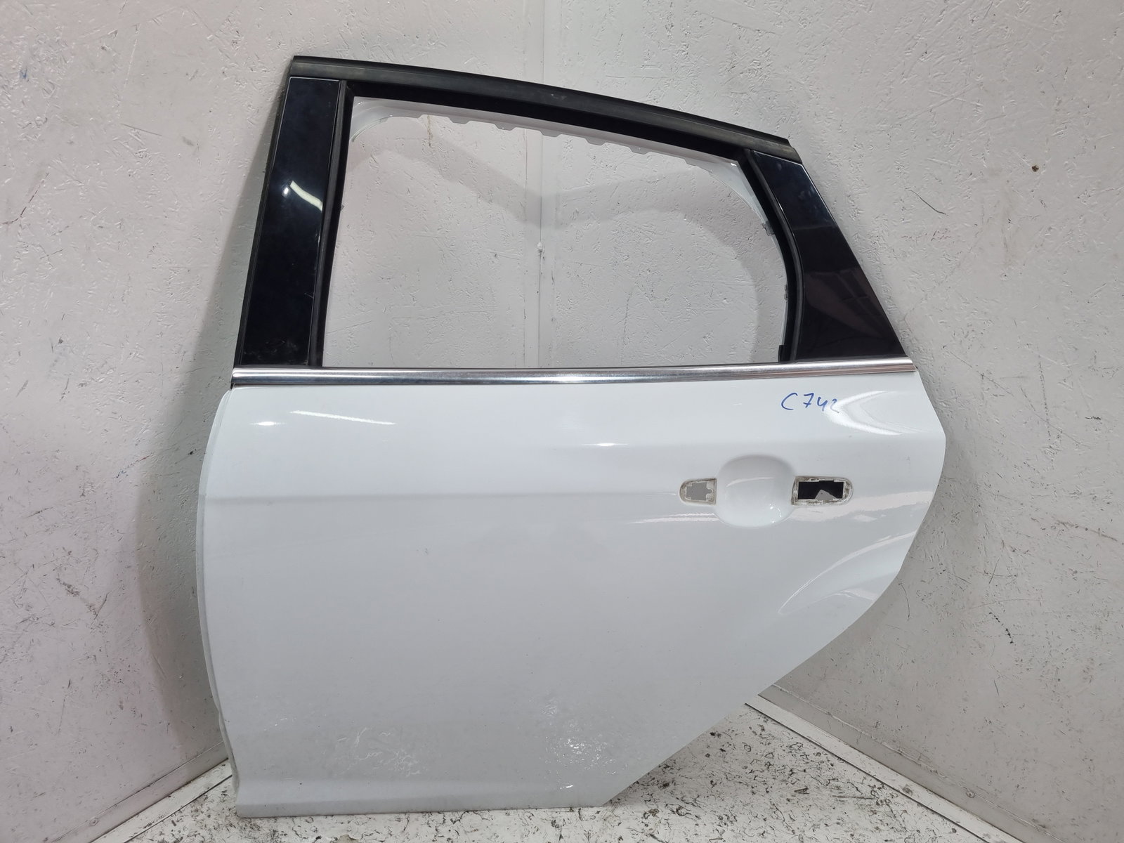 Usa stanga spate Ford Focus 3 [Fabr 2010-2018] Hatchback Facelift Frozen White