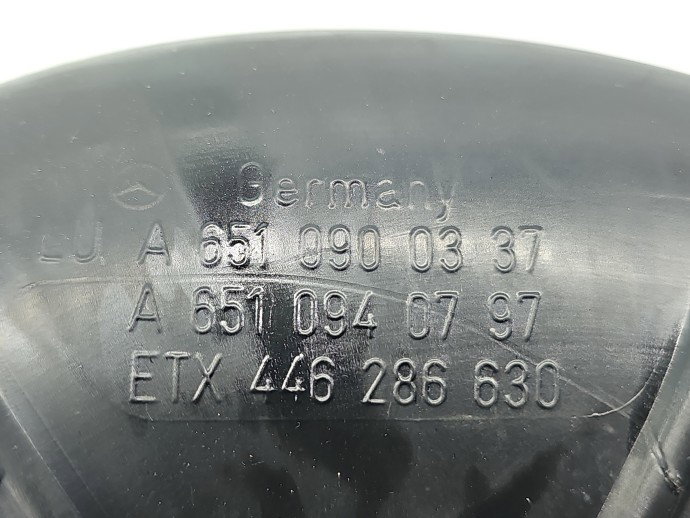 Tub admisie aer Mercedes Clasa C (W204) [Fabr 2007-2014] A6510900337 2.2 CDI 651911 125KW / 170CP