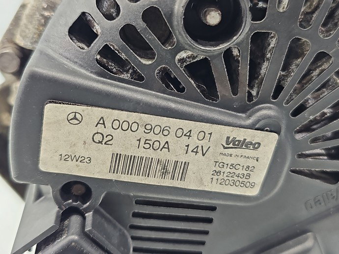 Alternator Mercedes Clasa C (W204) [Fabr 2007-2014] A0009060401 2.2 CDI 651911 125KW / 170CP