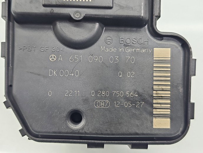 Clapeta acceleratie Mercedes Clasa C (W204) [Fabr 2007-2014] A6510900370 2.2 CDI 651911 125KW / 170CP