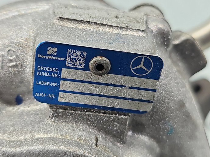 Turbina Mercedes Clasa C (W204) [Fabr 2007-2014] A6510905780 2.2 CDI 651911 125KW / 170CP