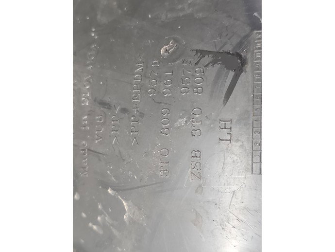 Carenaj roata stanga fata Skoda Superb II (3T5) [Fabr 2009-2015] Break 3T0809961