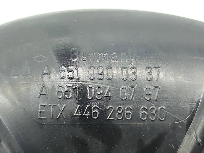 Tub admisie aer Mercedes Clasa E (W212) [Fabr 2009-2016] A6510900337 2.2 CDI 651911 125KW / 170CP