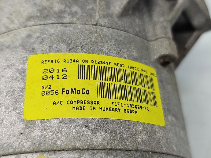 Compresor clima Ford Focus 3 [Fabr 2010-2018] F1F1-19D629-FC 1.0 Benz M1DD 92KW / 125CP