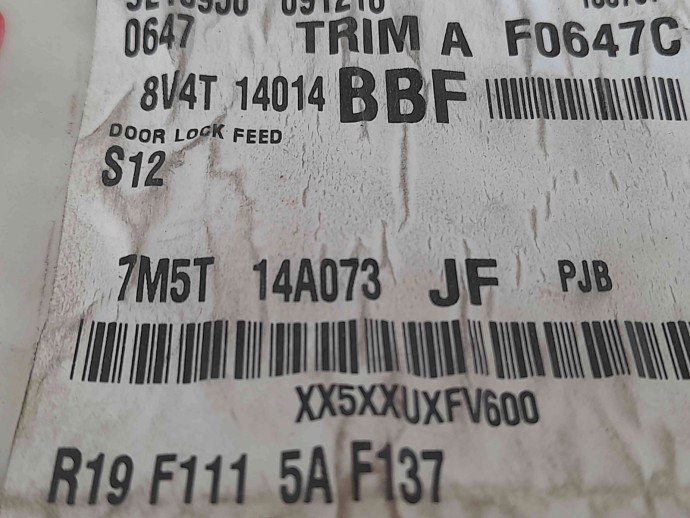 Panou sigurante 7M5T14A073JF Ford Kuga I [Fabr 2008-2012] 