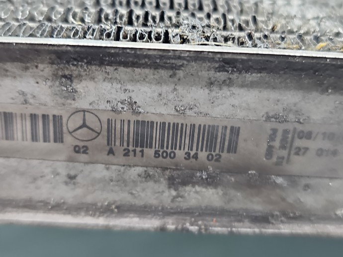 Radiator intercooler Mercedes Clasa E (W211) [Fabr 2002-2009] A2115003402 3.0 CDI 642920 160KW / 218CP