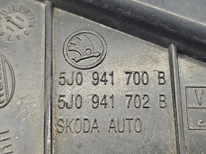 Proiector ceata dreapta Skoda Fabia 2 (5J, 542) [Fabr 2007-2014] Hatchback 5J0941700B
