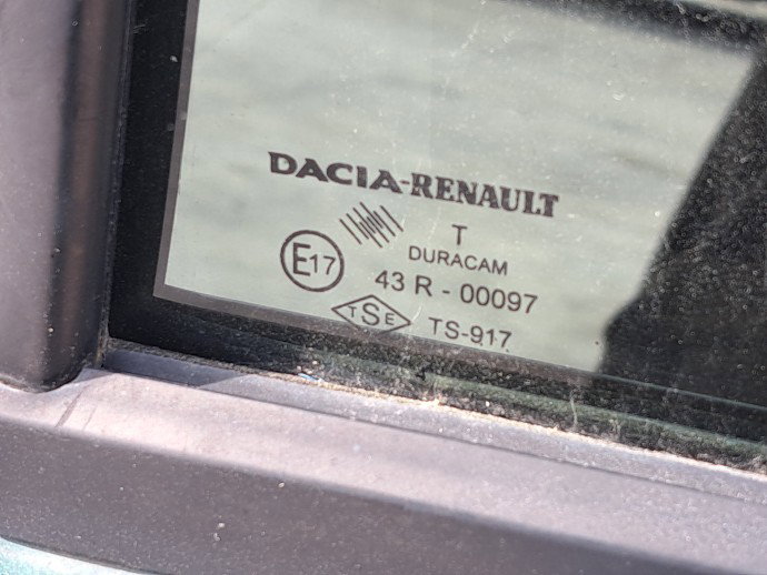 Geam usa stanga spate Dacia Logan (LS) [Fabr 2004-2012] Sedan OEM