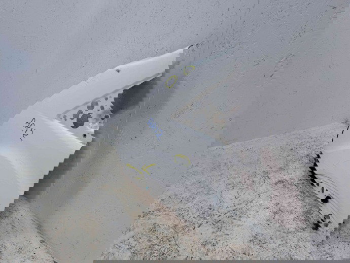 Aripa stanga fata Ford Transit (TTG) [Fabr 2014-2023] Frozen White