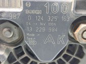 Alternator Opel Astra J [Fabr 2009-2015] 0124325163 / 13229984 1.6 Benz A16XER   