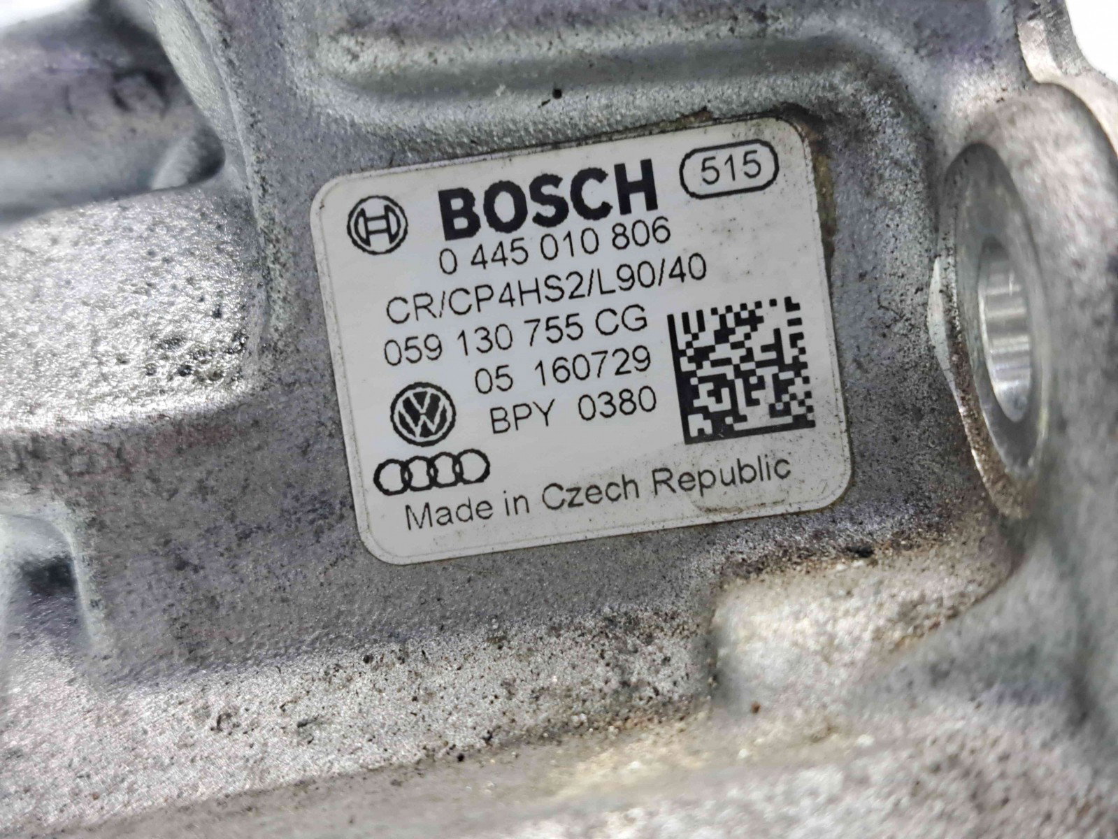 Pompa inalta presiune Audi Q7 (4MB) [ Fabr 2015-prezent] 059130755CG n 0445010806 3.0 TDI CRTC 200KW / 272CP 3.0 TDI CRTC 200KW / 272CP - imagine 2