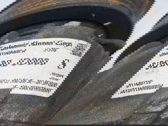 Compresor clima Nissan Qashqai [Fabr 2007-2014] 92600-JD000 1.6 Benz HR16DE  