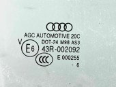 Geam usa dreapta spate Audi Q7 (4MB) [ Fabr 2015-prezent] OEM