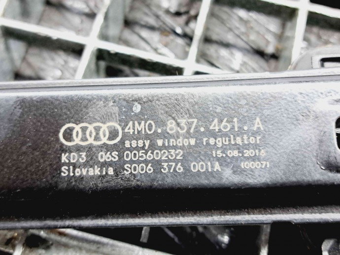 Macara electrica geam stanga fata Audi Q7 (4MB) [ Fabr 2015-prezent] 4M0837461A