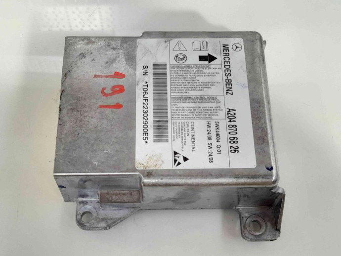 Calculator airbag A2048706826 Mercedes Clasa C (W204) [Fabr 2007-2014] D651913 D615913
