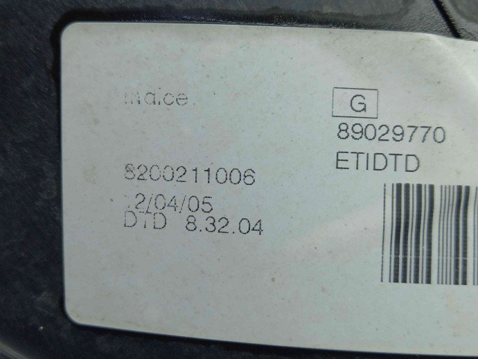 Far dreapta 8200211006  DACIA Logan (LS) [Fabr 2004-2012]  SD LSDJJ