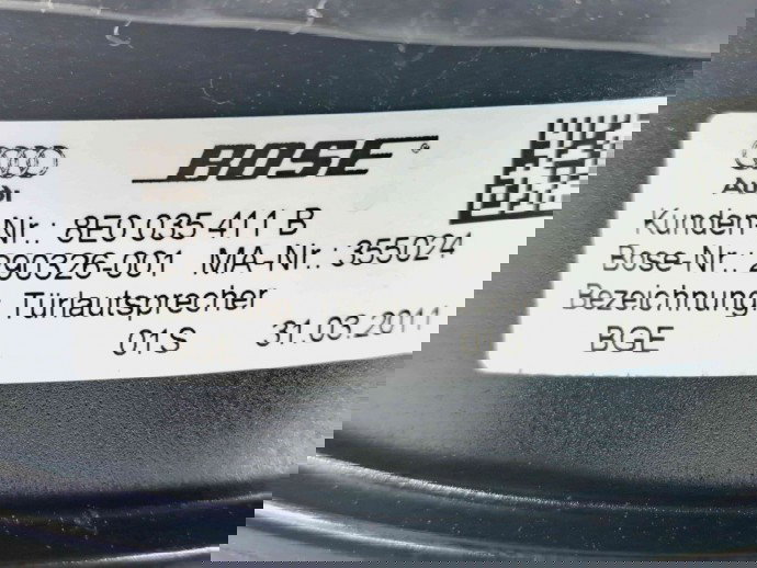  Boxa dreapta spate Audi A3 Sportback (8PA) [Fabr 2004-2013] 8E0035411B 2.0 TDI CFFB 103KW / 140CP