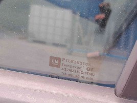 Geam usa stanga spate OEM Opel Astra H Combi [Fabr 2004-2009] 1.7 CTDI 01328035