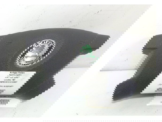 Airbag volan 4 spite Skoda Fabia 1 1.4 benz BBZ 61305245D 1999-2007