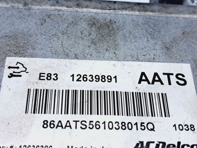 Calculator motor ECU Opel Meriva B [Fabr 2010-prezent] 12639891 1.4 Benz A14XER   