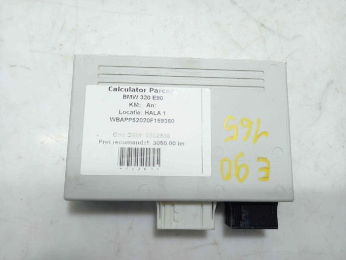 Modul senzori parcare, 9252639, Bmw 3 (E90)
