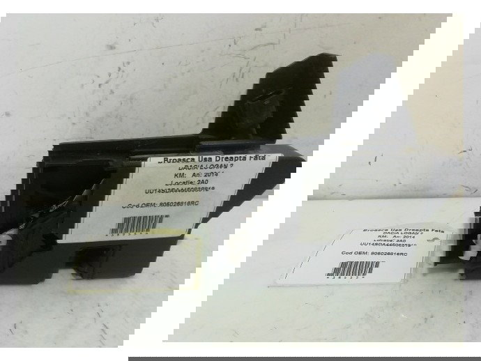 Broasca usa dreapta fata Dacia Logan 1.5 DCI K9K 805026816RC 2012-2021
