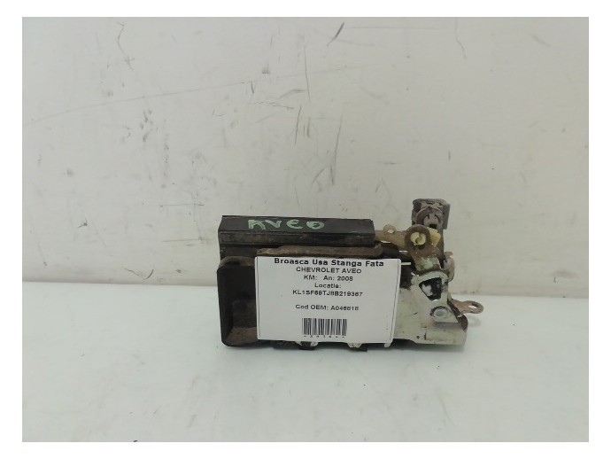 Broasca Usa Stanga Fata Chevrolet Aveo 1.4 benz A046818 2003-2011