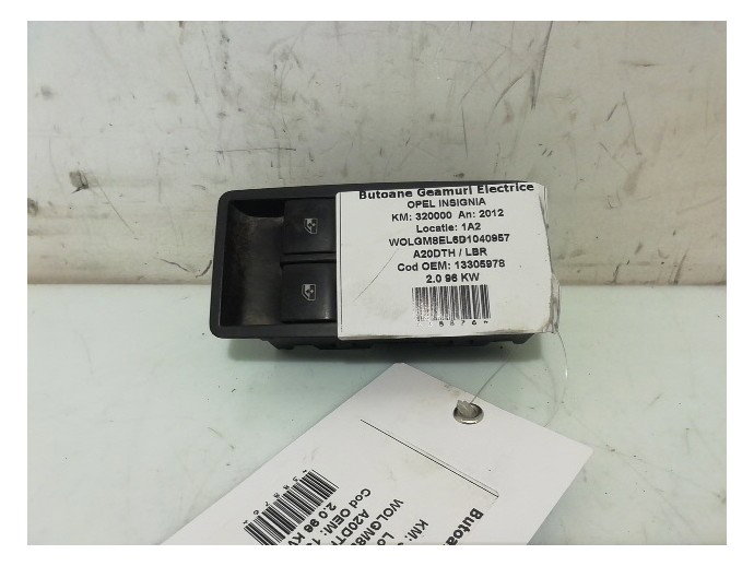 Butoane geamuri electrice Opel Insignia 2.0 A20DT 13305978 2008-2017