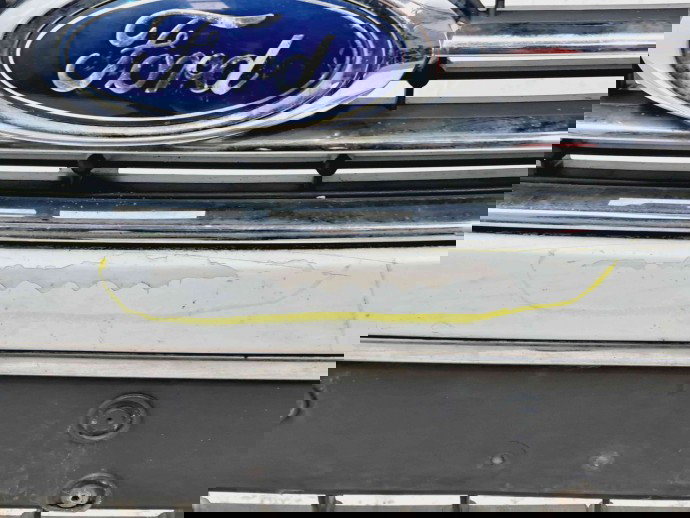 Bara fata Ford Mondeo 4 [Fabr 2007-2015] Frozen White