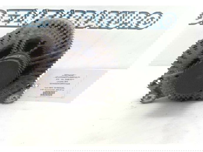 Alternator, Seat Altea 2.0tdi, AZV, 021903026L