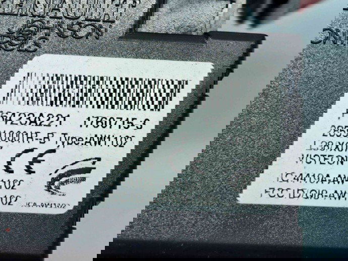  Contact cu cheie Dacia Sandero 2 Stepway [Fabr 2012-prezent] 285910001R  